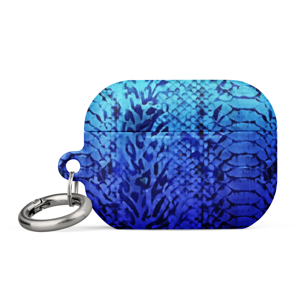 Blue Snake & Leopard Print Case for AirPods®