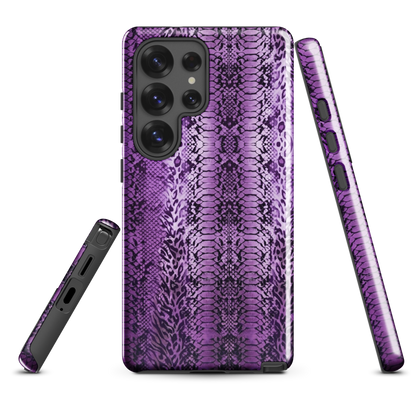 Purple Snake Skin Tough Case for Samsung