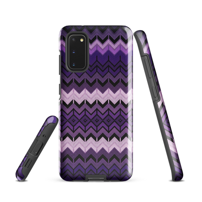 Purple Chevron Tough Case for Samsung