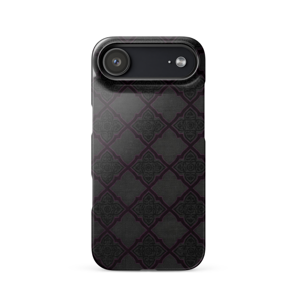 Black and Purple Whimsy Mall Goth Snap Case for iPhone