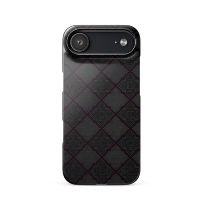 Black and Purple Whimsy Mall Goth Snap Case for iPhone