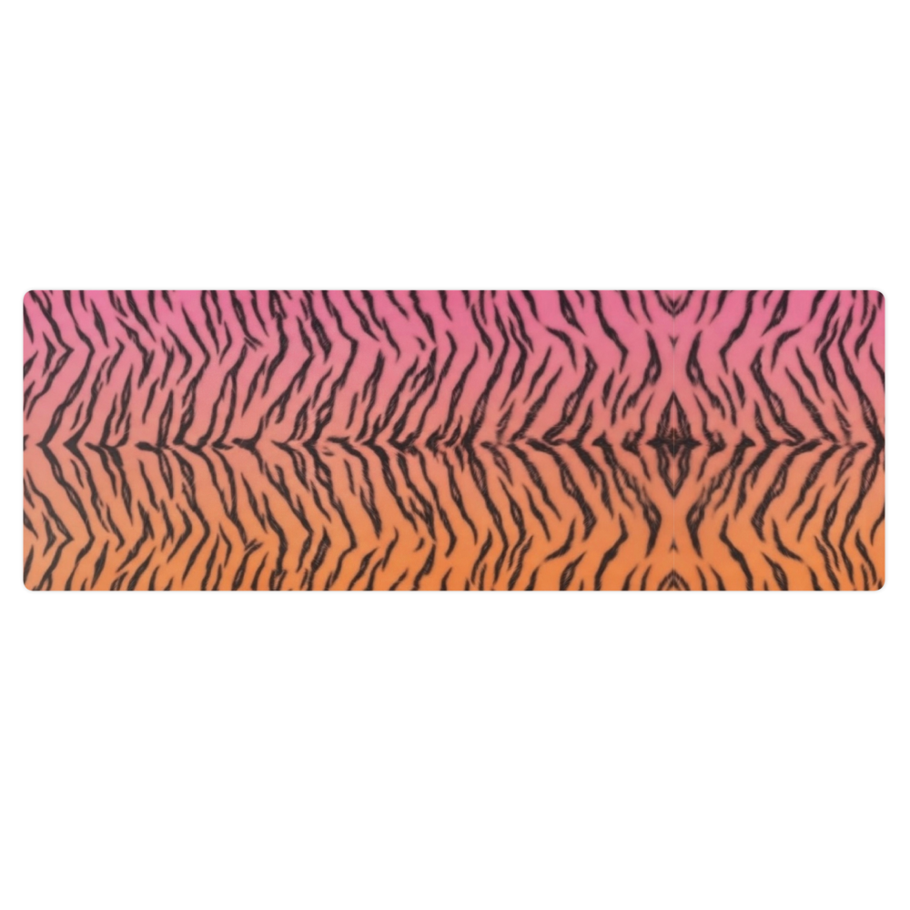 Sunset Tiger Print Pilates Yoga Mat