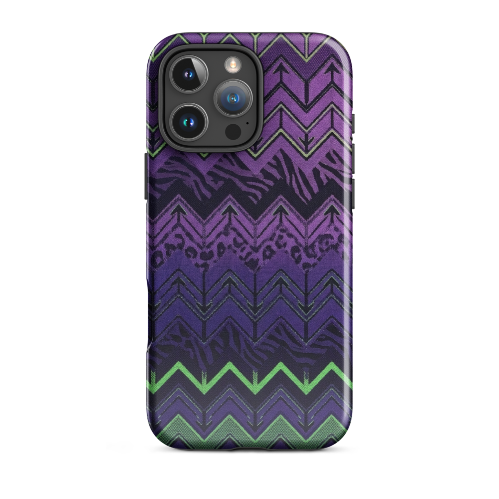 Halloween Edition Chevron Zebra & Leopard Print Tough Case for iPhone®