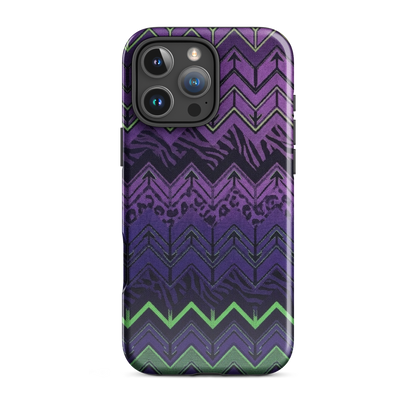 Halloween Edition Chevron Zebra & Leopard Print Tough Case for iPhone®
