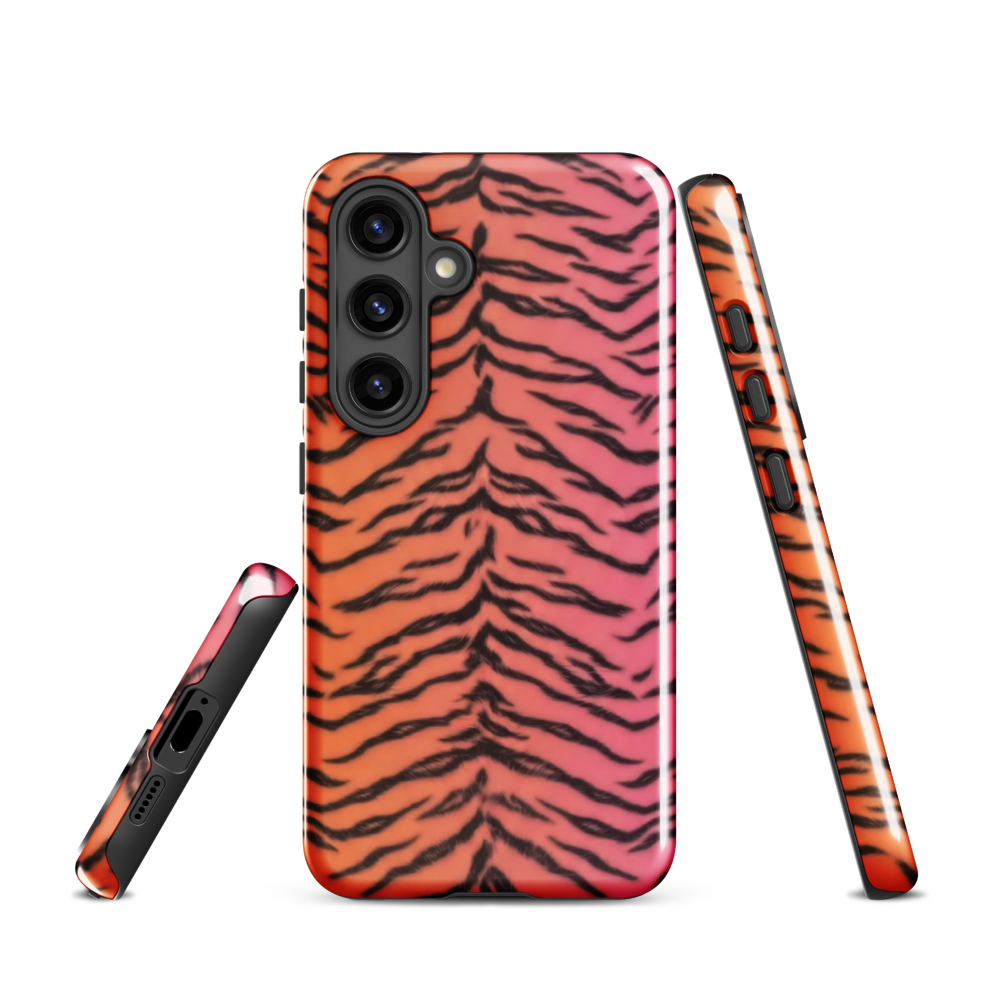 Sunset Tiger Print Tough Case for Samsung