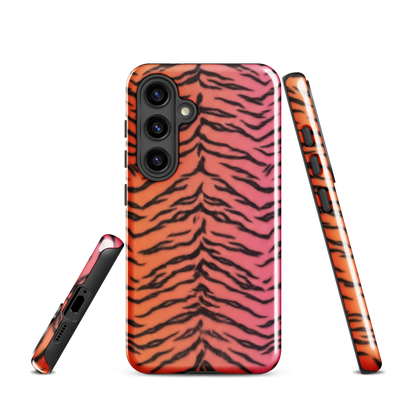 Sunset Tiger Print Tough Case for Samsung