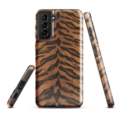 Tiger Print Tough Case for Samsung