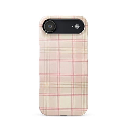 Yellow and Cream Coquette Snap Case for iPhone