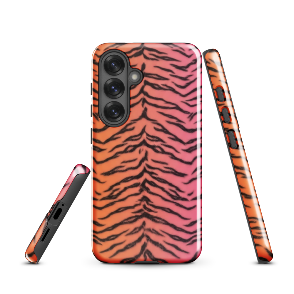 Sunset Tiger Print Tough Case for Samsung