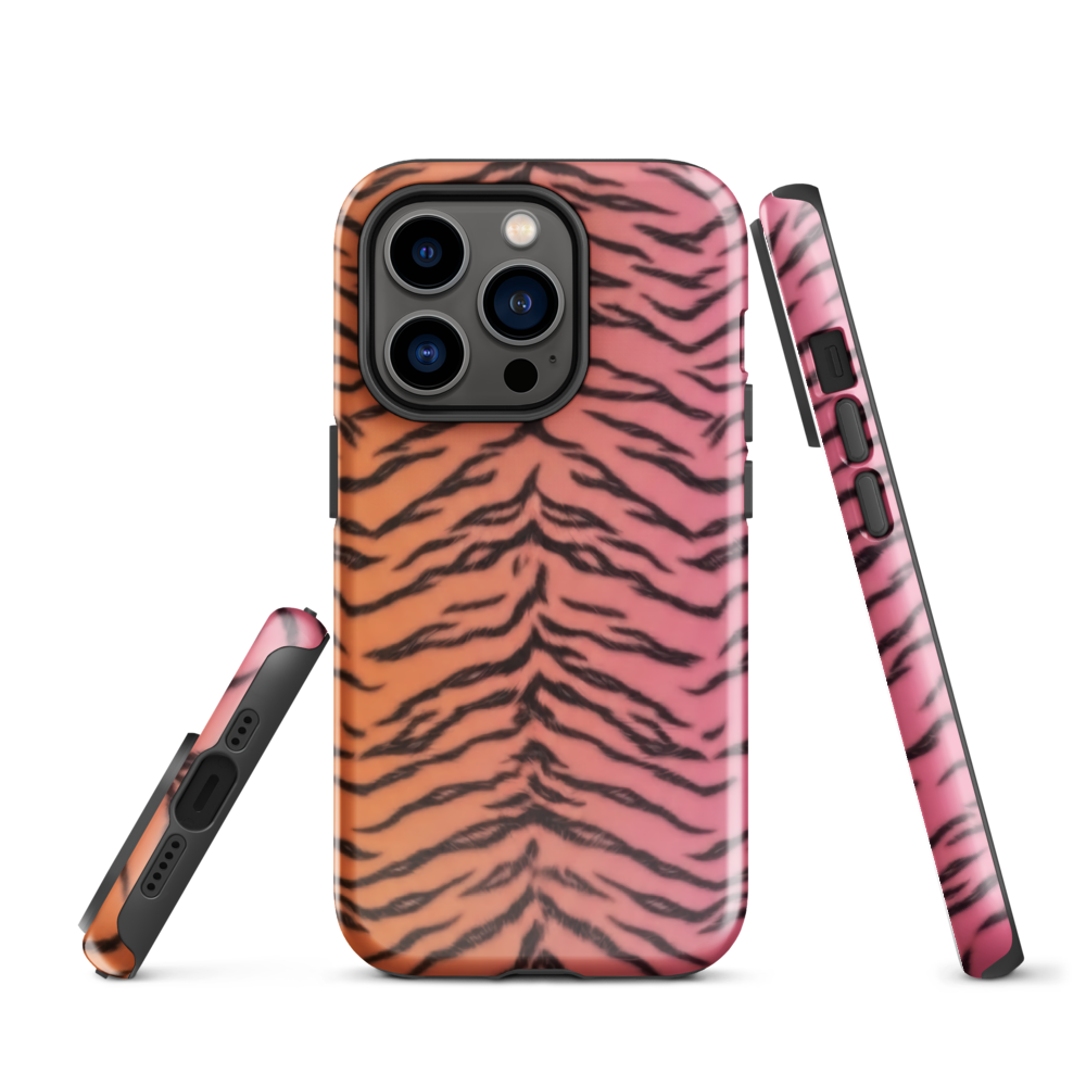 Sunset Tiger Print Tough Case for iPhone®