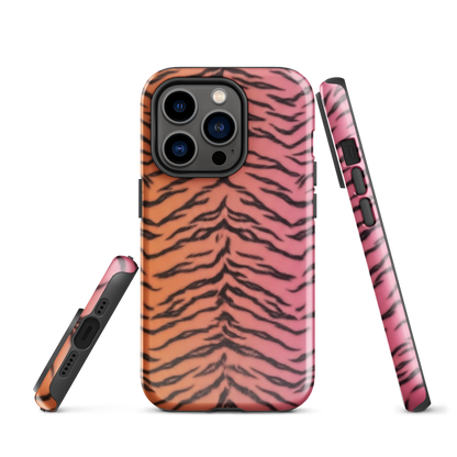 Sunset Tiger Print Tough Case for iPhone®
