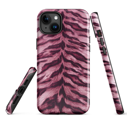 Pink Tiger Print Tough Case for iPhone®