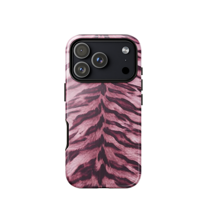 Pink Tiger Print Tough Case for iPhone®