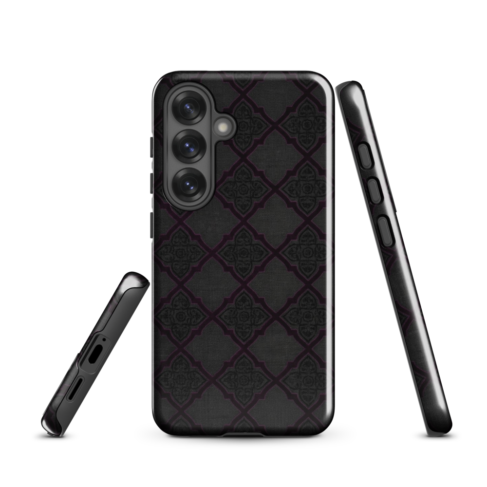 Black and Purple Whimsy Mall Goth Tough Case for Samsung