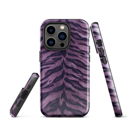 Purple Tiger Print Tough Case for iPhone®