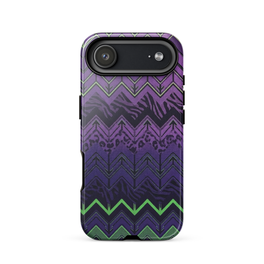 Halloween Edition Chevron Zebra & Leopard Print Tough Case for iPhone®