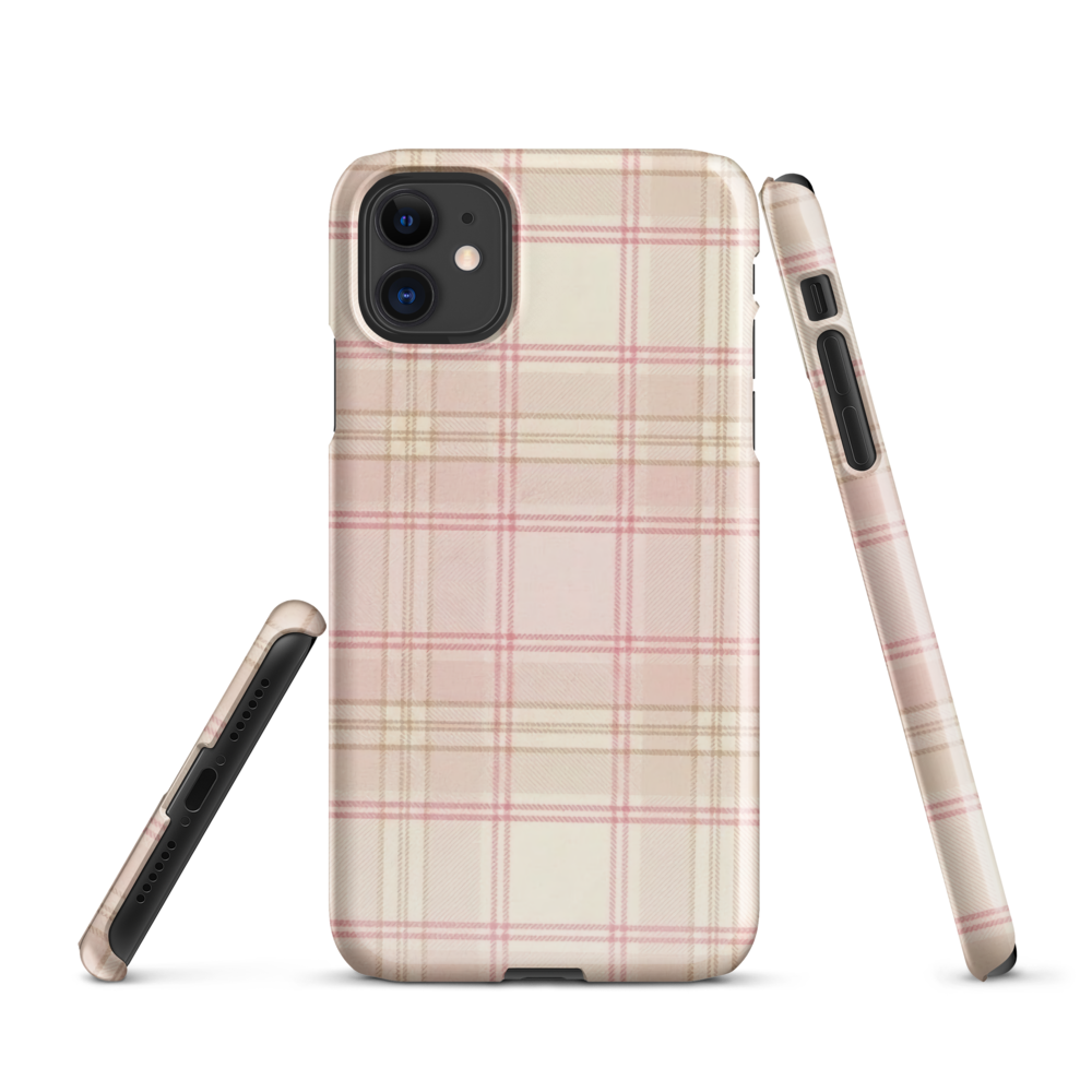 Yellow and Cream Coquette Snap Case for iPhone