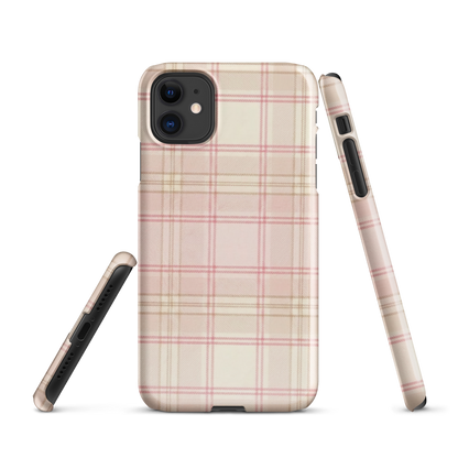 Yellow and Cream Coquette Snap Case for iPhone