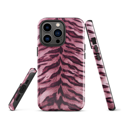 Pink Tiger Print Tough Case for iPhone®