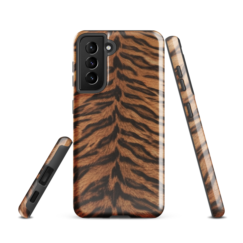 Tiger Print Tough Case for Samsung