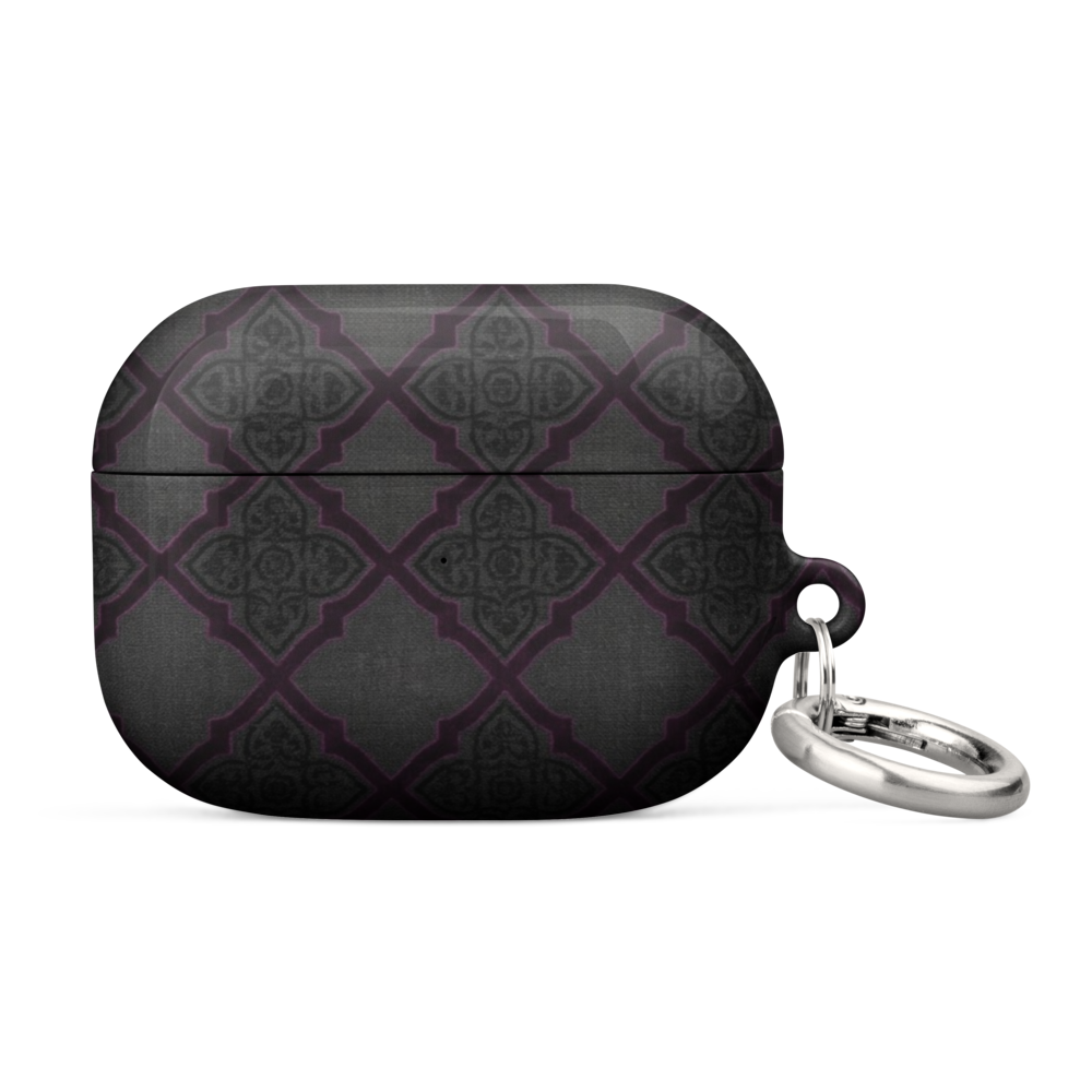 Black and Purple Whimsy Mall Goth Print Case for AirPods®