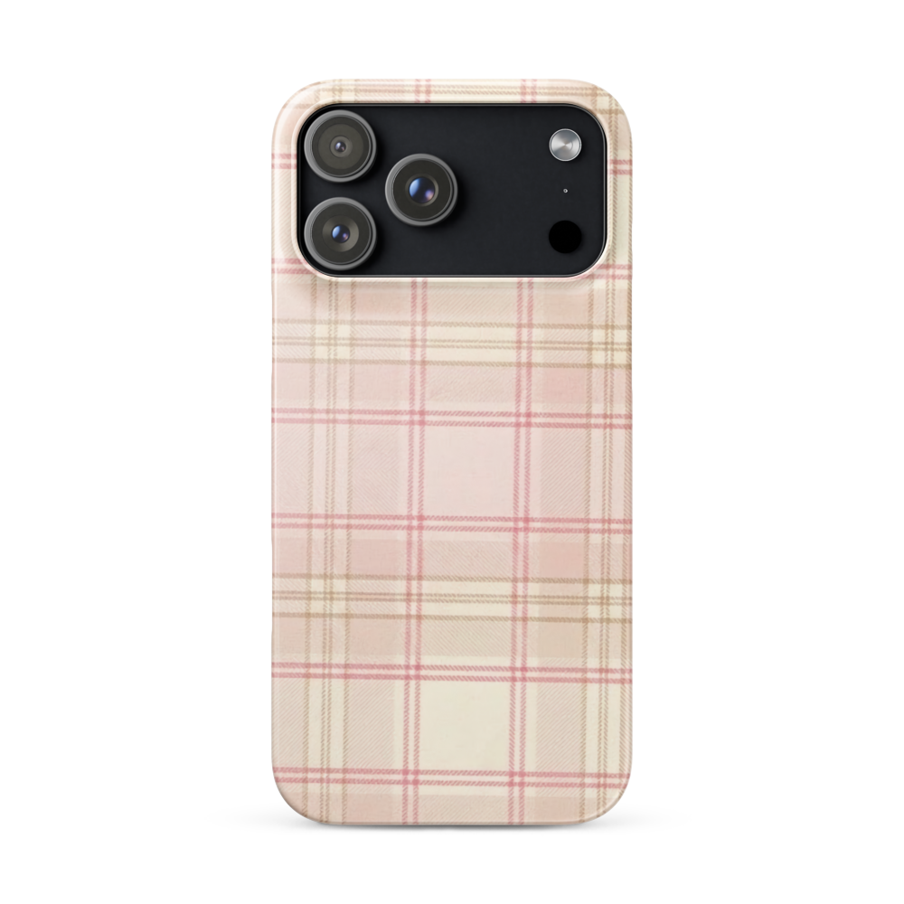 Yellow and Cream Coquette Snap Case for iPhone