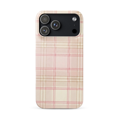 Yellow and Cream Coquette Snap Case for iPhone