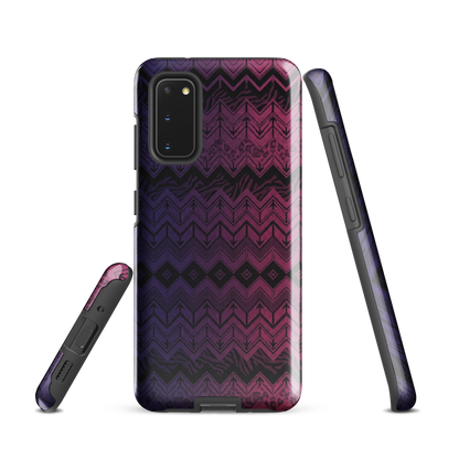 Purple & Pink Chevron Classic Pattern Tough Case for Samsung