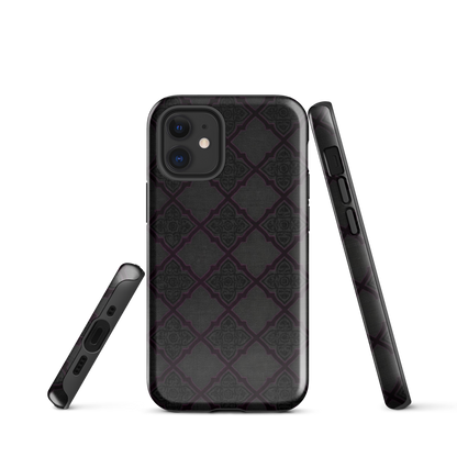 Black and Purple Whimsy Mall Goth Tough Case for iPhone®