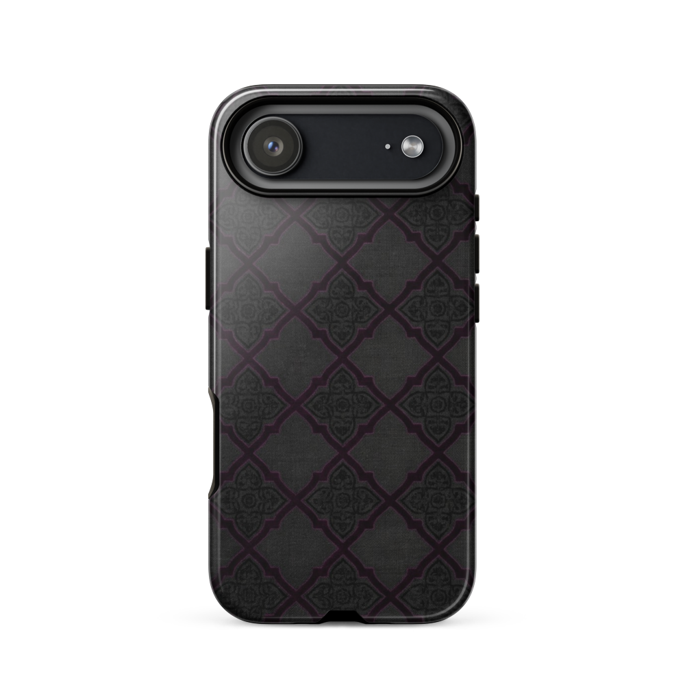Black and Purple Whimsy Mall Goth Tough Case for iPhone®
