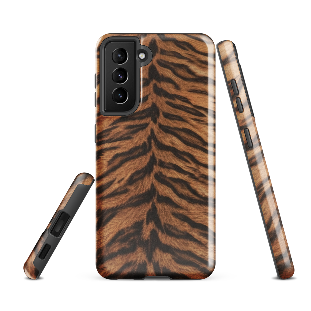 Tiger Print Tough Case for Samsung
