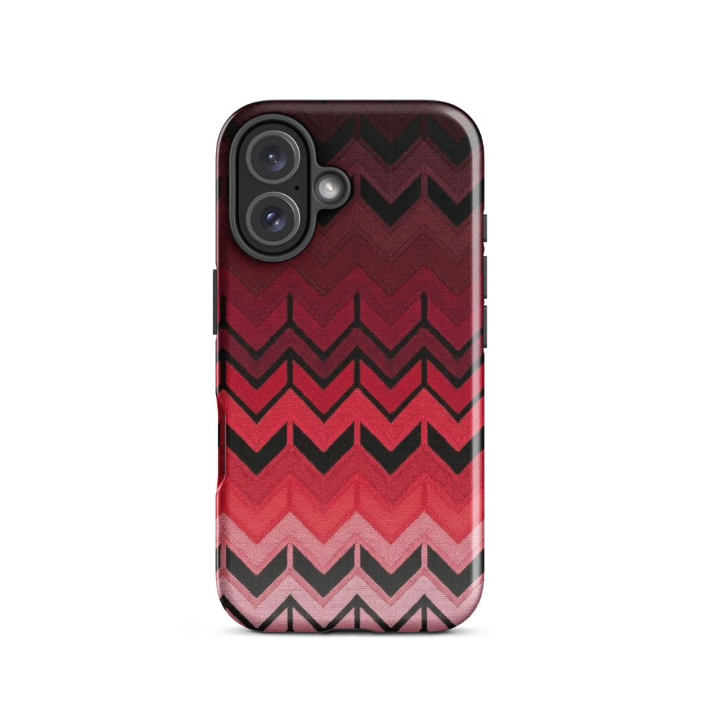 Red Chevron Tough Case for iPhone®