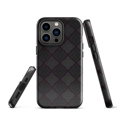 Black and Purple Whimsy Mall Goth Tough Case for iPhone®