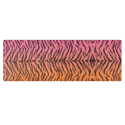 Sunset Tiger Print Pilates Yoga Mat
