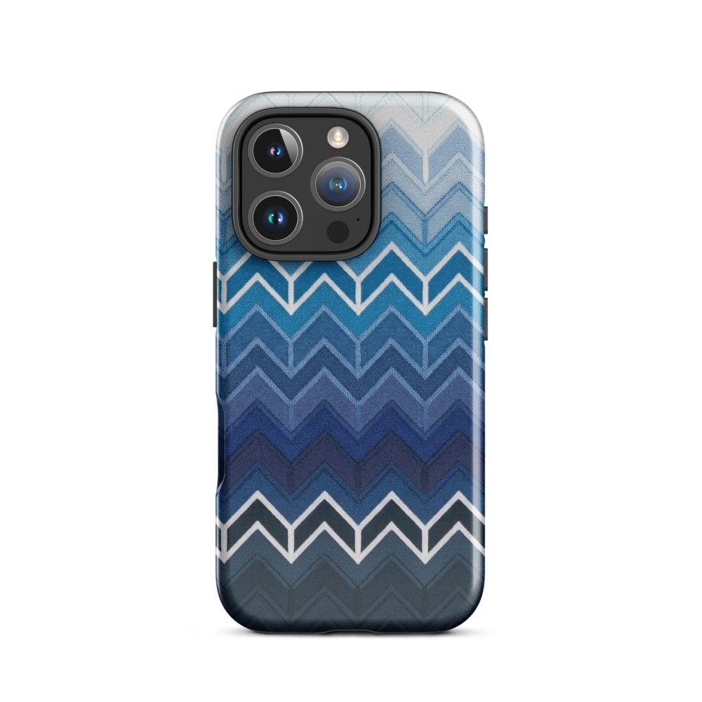 Blue Chevron Classic Tough Case for iPhone®