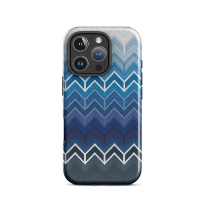 Blue Chevron Classic Tough Case for iPhone®
