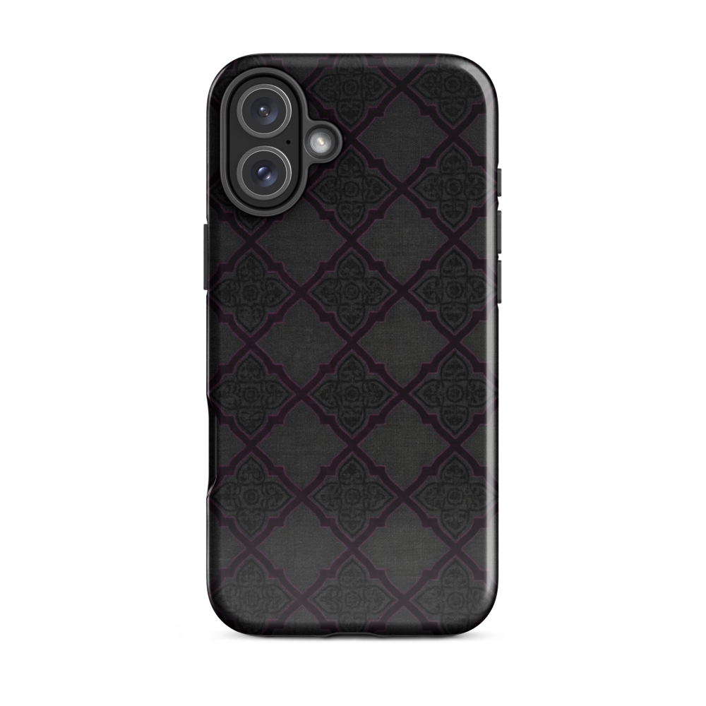 Black and Purple Whimsy Mall Goth Tough Case for iPhone®