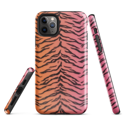 Sunset Tiger Print Tough Case for iPhone®