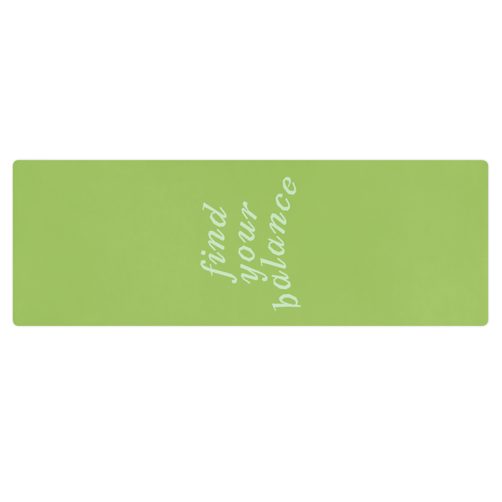 Find Your Balance Green Pilates Mat