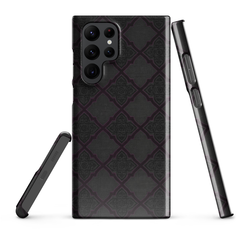 Black and Purple Whimsy Mall Goth Snap Case for Samsung