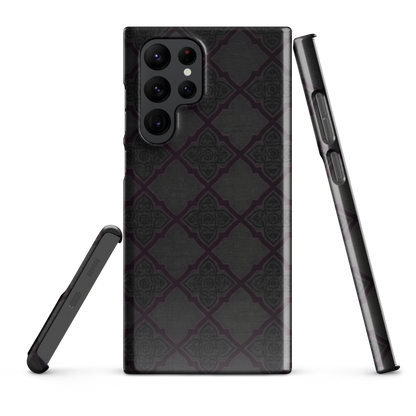 Black and Purple Whimsy Mall Goth Snap Case for Samsung