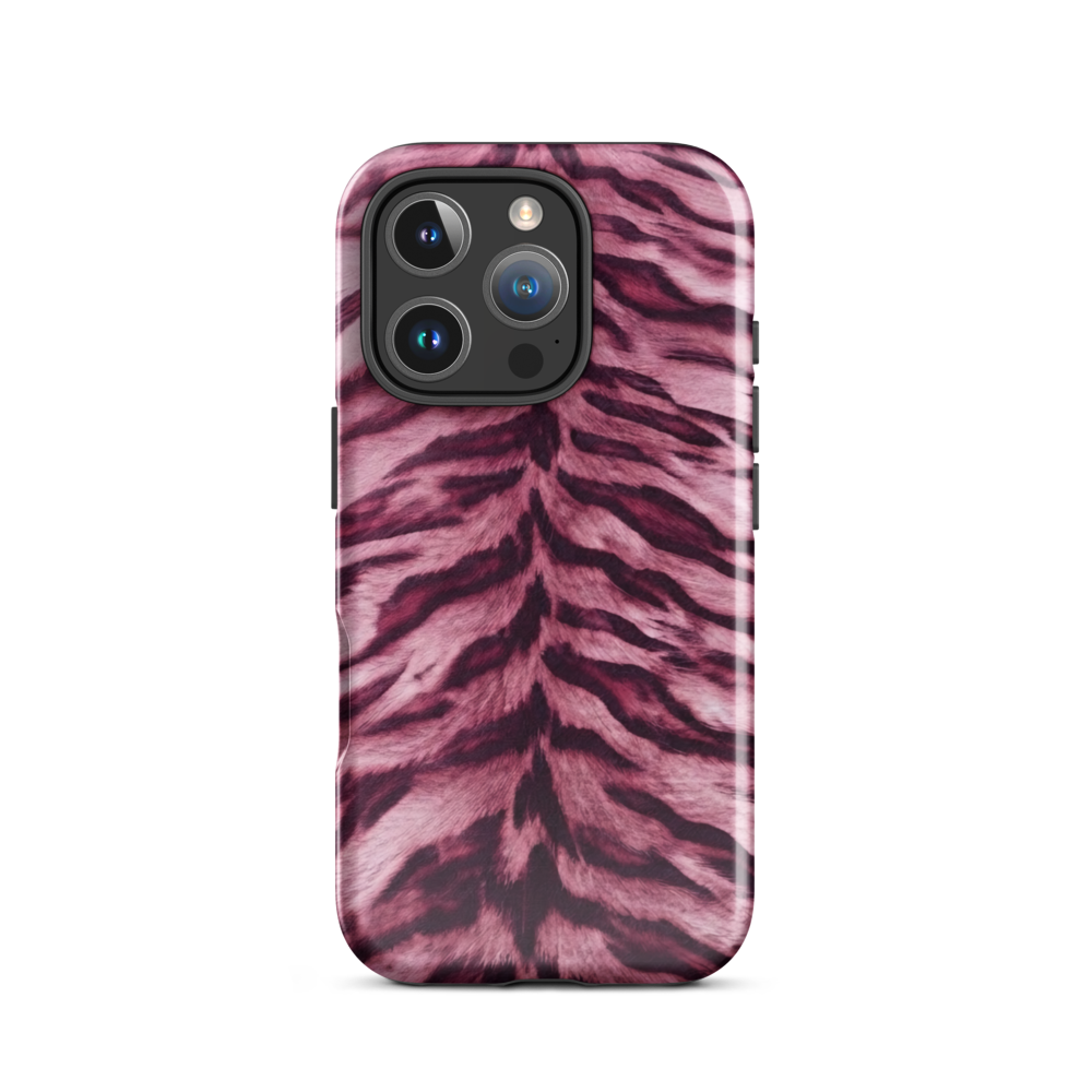 Pink Tiger Print Tough Case for iPhone®