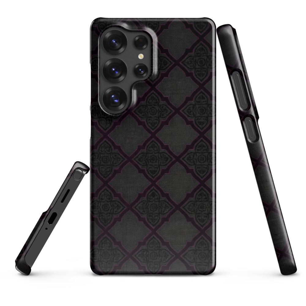 Black and Purple Whimsy Mall Goth Snap Case for Samsung