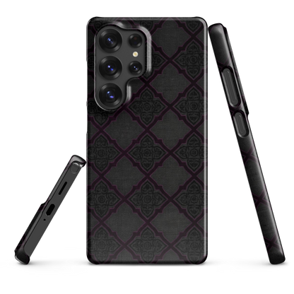 Black and Purple Whimsy Mall Goth Snap Case for Samsung