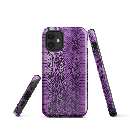 Purple Snake Skin Tough Case for iPhone®