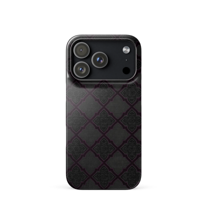 Black and Purple Whimsy Mall Goth Snap Case for iPhone