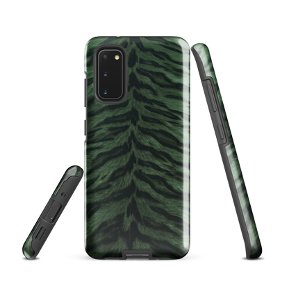 Green Tiger Print Tough Case for Samsung