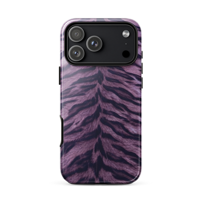 Purple Tiger Print Tough Case for iPhone®