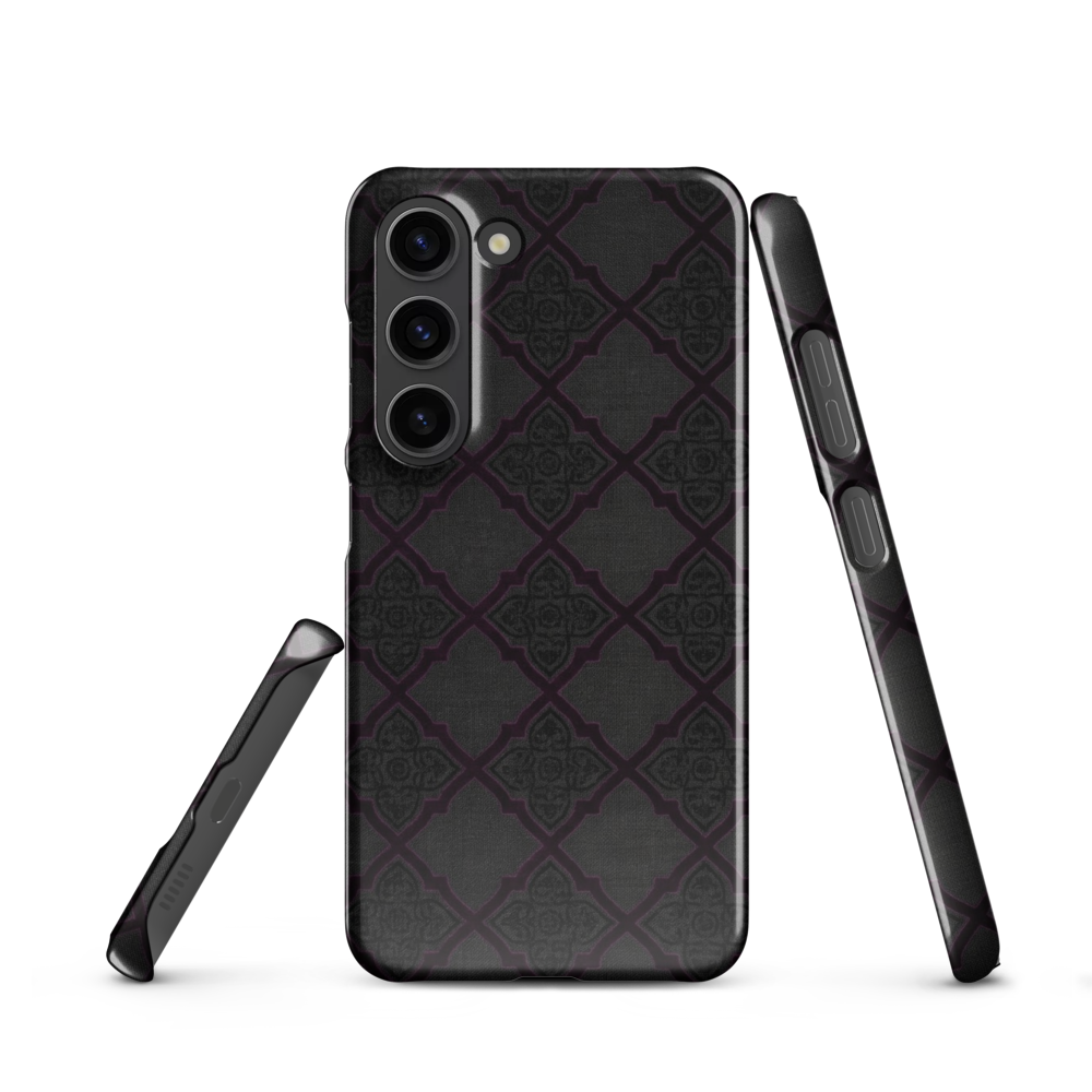 Black and Purple Whimsy Mall Goth Snap Case for Samsung