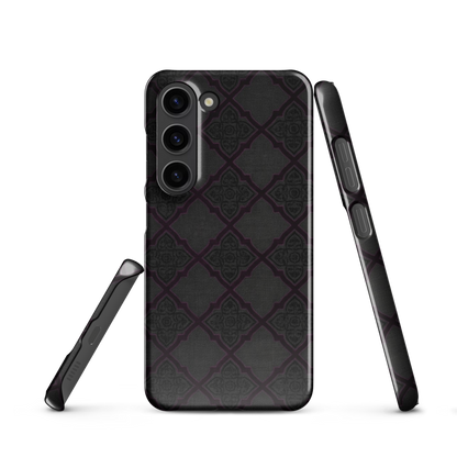 Black and Purple Whimsy Mall Goth Snap Case for Samsung
